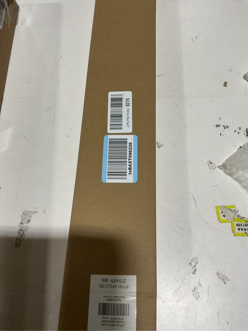 Condition photo showing Good Condition for LazBlinds No Tools No Drill Cordless Cellular Shades, Light Filtering Honeycomb Shades for Home, Thermal Insulation Blinds for Windows, 30" W x 64" H, White Light Filtering-white 30" W x 64" H