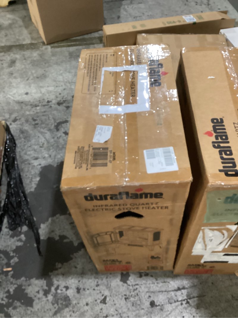 Condition photo showing New/Like New for duraflame Infrared Quartz Electric Stove Heater - DFI-591-11 - Sky Blue