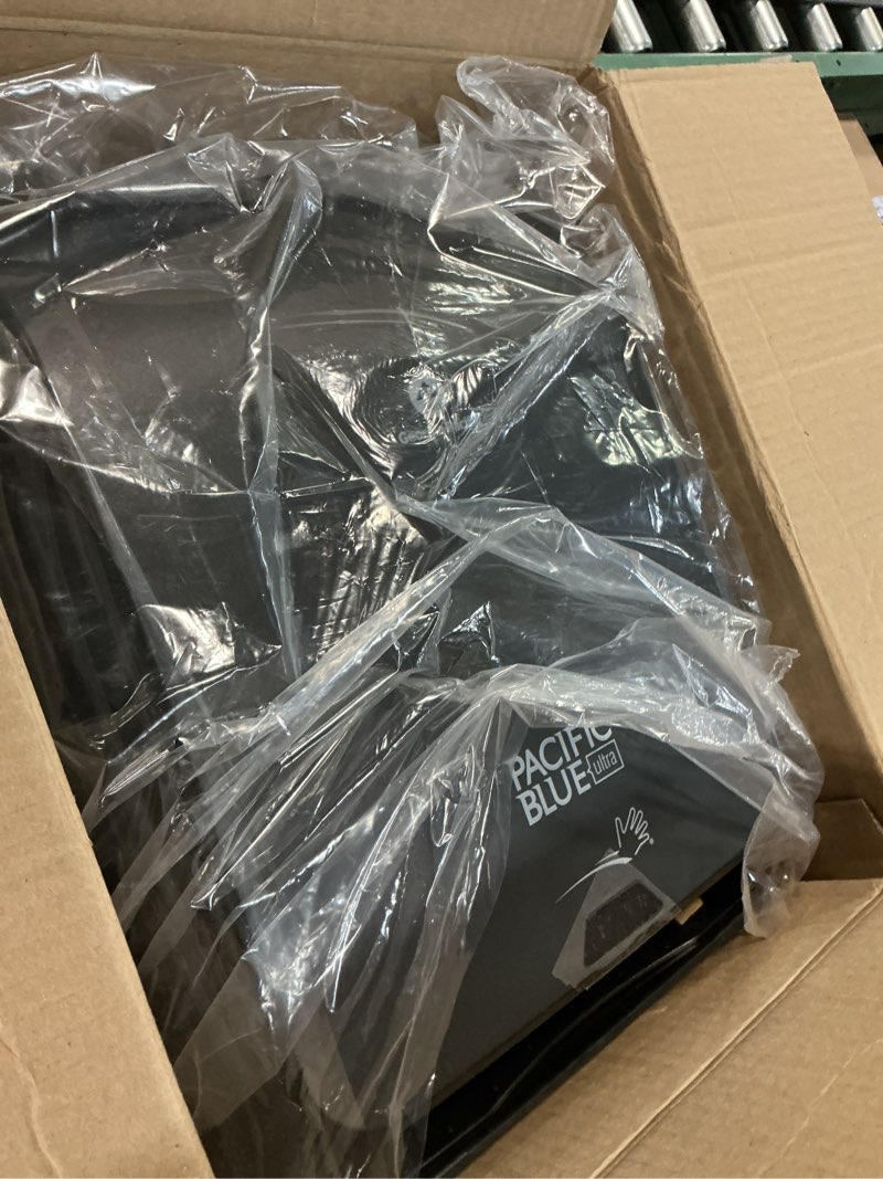 Condition photo showing Good Condition for Pacific Blue Ultra 8" High-Capacity Automated Touchless Paper Towel Dispenser by GP PRO (Georgia-Pacific); Black; 59590; 12.9" W x 9" D x 16" H; 1 Dispenser Automated dispenser