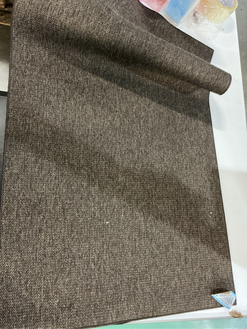Condition photo showing Good Condition for earthall washable area rug non slip rugs for entryway, braided rubber backed throw rugs door mat indoor outdoor entrance, cotton woven carpet for kitchen foyer front door, brown/coffee 3' x 5' (rectangular) brown/coffee