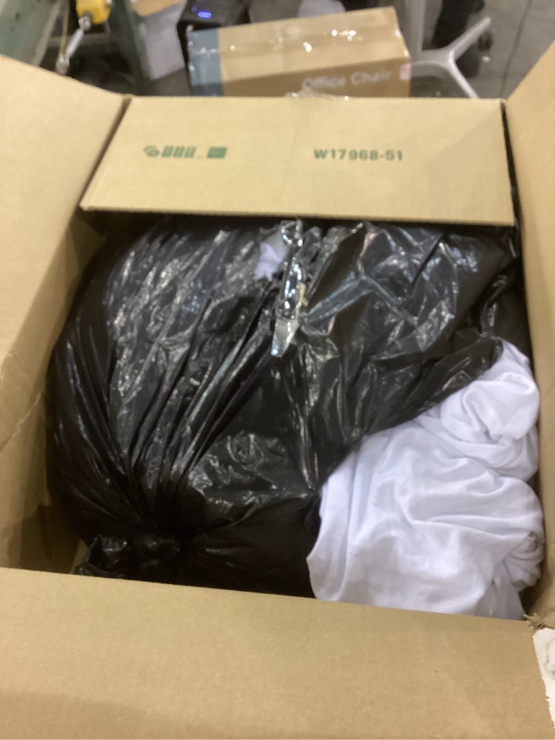 Condition photo showing As Is for HAINARverS Stretch Spandex Folding Chair Covers 30PCS Universal Fitted Chair Cover Protector for Wedding,Party, Banquet, Holidays, Celebration, Decoration(White, 30 PCS) White 30PCS