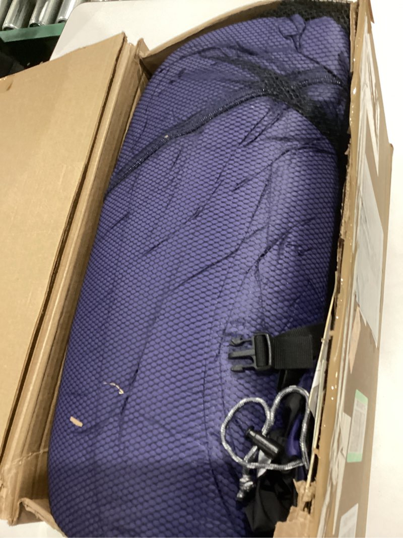 Condition photo showing As Is for Down Sleeping Bag for Adults 0°F 10°F 15°F 20°F Backpacking Sleeping Bag for Cold Weather with Compression Sack 20°F - Blue - Left Zip