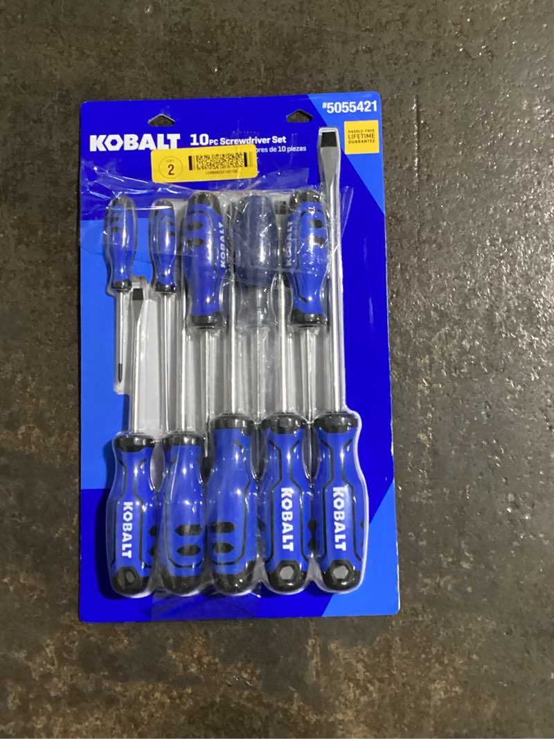 Condition photo showing As Is for k.balt 10-piece magnetic screwdriver set