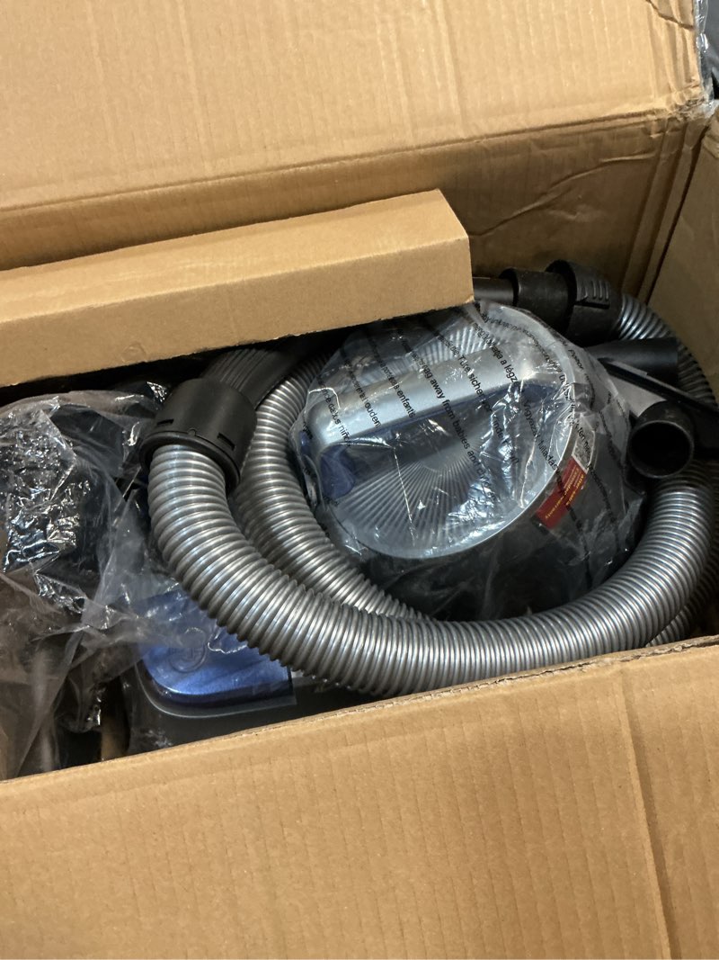 Condition photo showing Good Condition for aspiron 1700w canister vacuum cleaner, 45kpa bagless vacuum cleaner, multi-cyclonic filtration, 2 anti-allergen hepa filters, 3.5qt dust cup, 4 tools, corded vacuum for hard floor, pet hair, sapphire