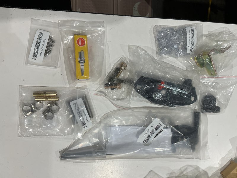 Condition photo showing As Is for assorted arts & craft supplies assorted home improvement lot (small tools, screw, home accessories, etc.)