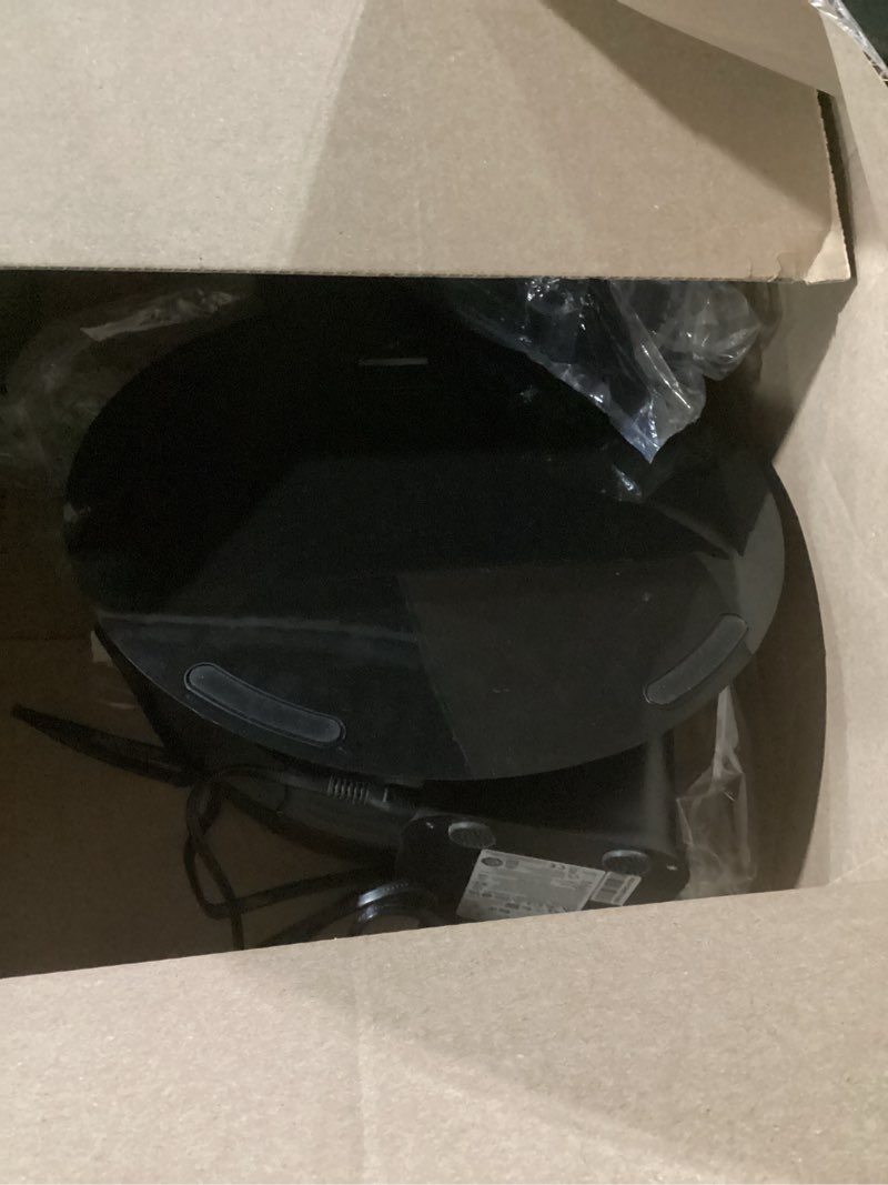 Condition photo showing As Is for irobot roomba vac robot vacuum (q0120) - easy to use, power-lifting suction, multi-surface cleaning, smart navigation cleans in neat rows, self-charging, alexa