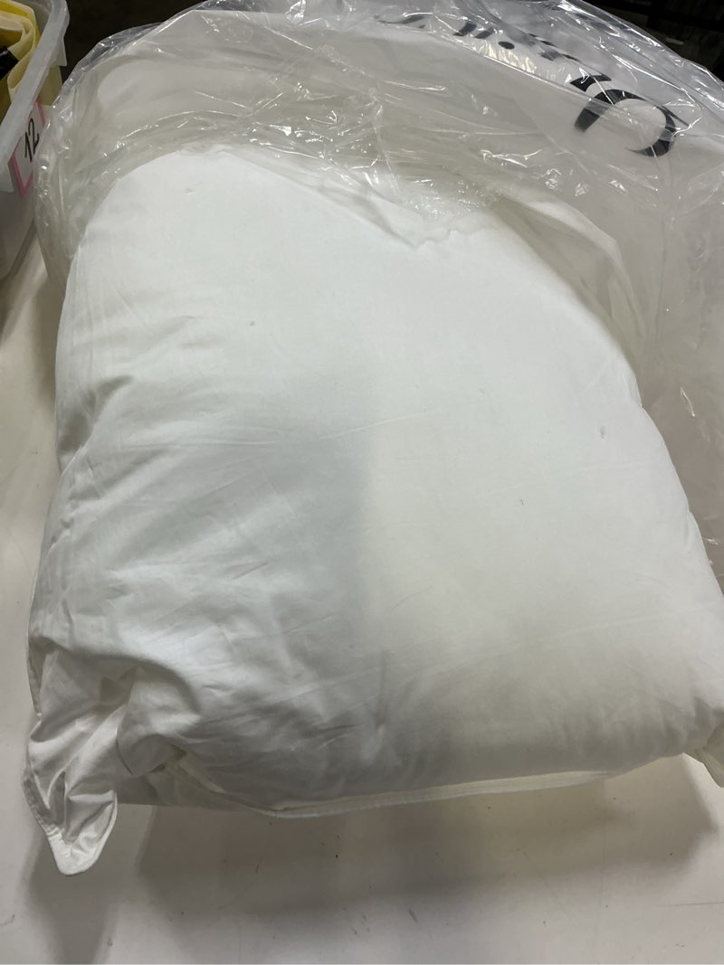 Condition photo showing As Is for quince premium down alternative pillow, standard, medium