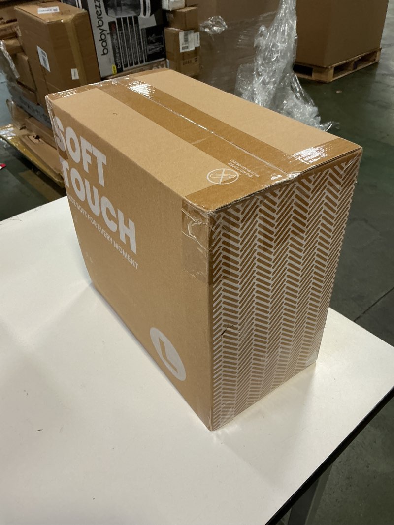 Condition photo showing New/Like New for Soft Touch Faux Fur Dog Bed for Medium to Large Sized Dogs 8.5" Extra Thick, Orthopedic Pet Bed with Waterproof Liner and Washable Cover, with Removable Cute Pillow, Grey Color Grey L (35"x27"x8.5")