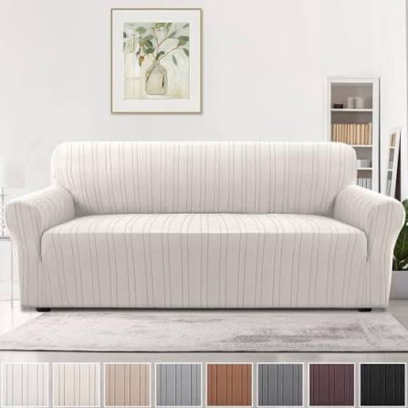 h.versailtex jacquard sofa slipcover with waterproof seat furniture protector 1 piece stretch sofa c