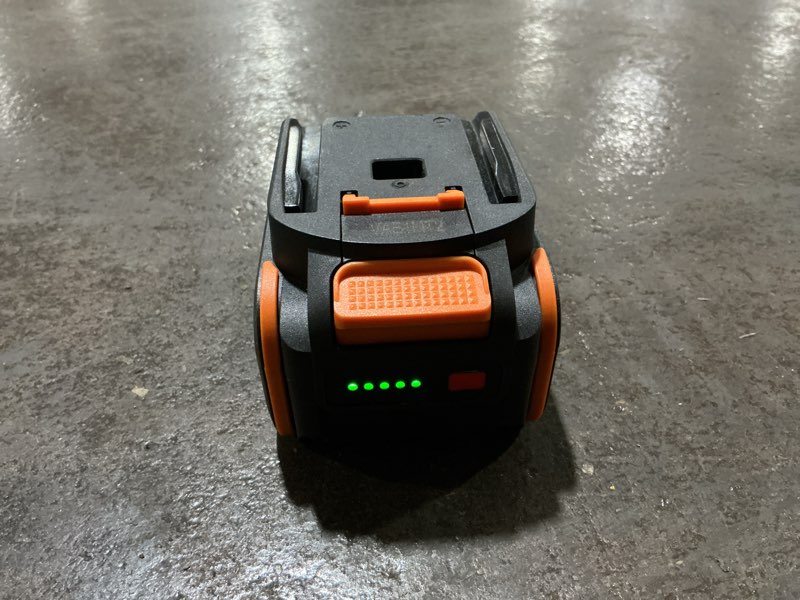 Condition photo showing Good Condition for WORX Battery 20V 4.0Ah Power Share PRO, WA3674