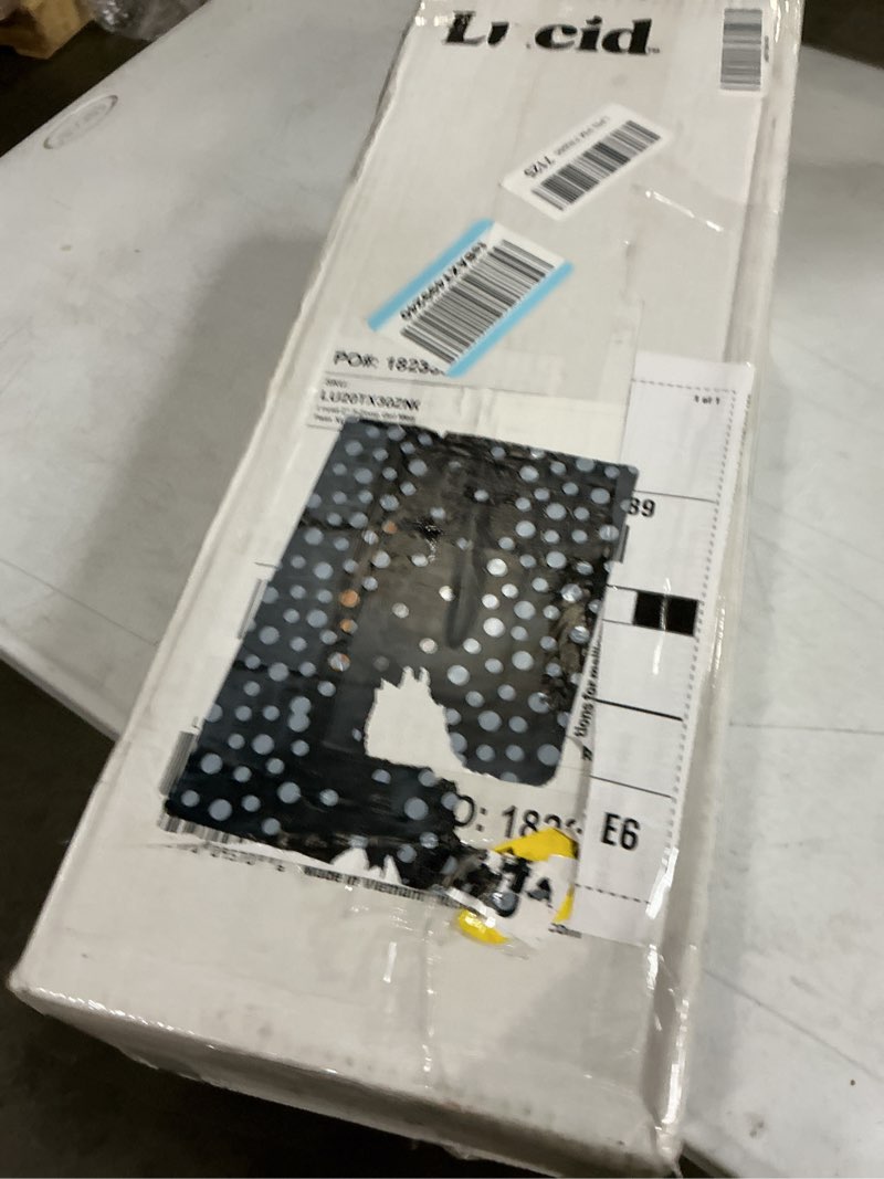 Condition photo showing New/Like New for best price mattress 4 inch egg crate memory foam mattress topper with soothing lavender infusion, certipur-us certified, dorm essentials, twin twin 4 inch egg crate