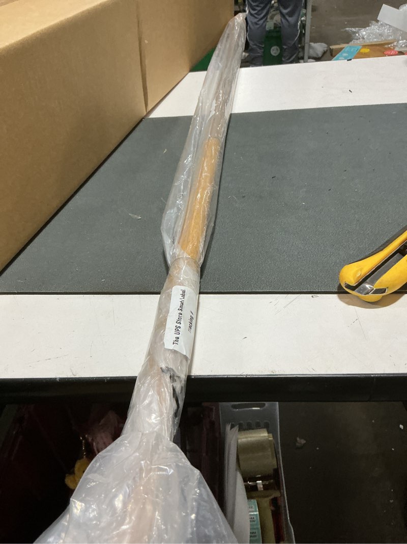 Condition photo showing New/Like New for evergreen flag 56" solid wood flag pole with holder and anti-wrap tube for 3'x5' estate flag with pole sleeve, outdoor weatherproof use for residential or commercial with anti-wrap tube