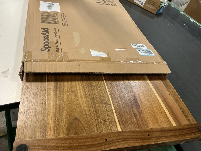 Condition photo showing Good Condition for spaceaid noodle board stove kitchen cover with handles, top covers for gas burners and electric stove, oven decor accessories wood tray for countertop, natural acacia 29.5"w x 22"d x 2.1"h natural acacia