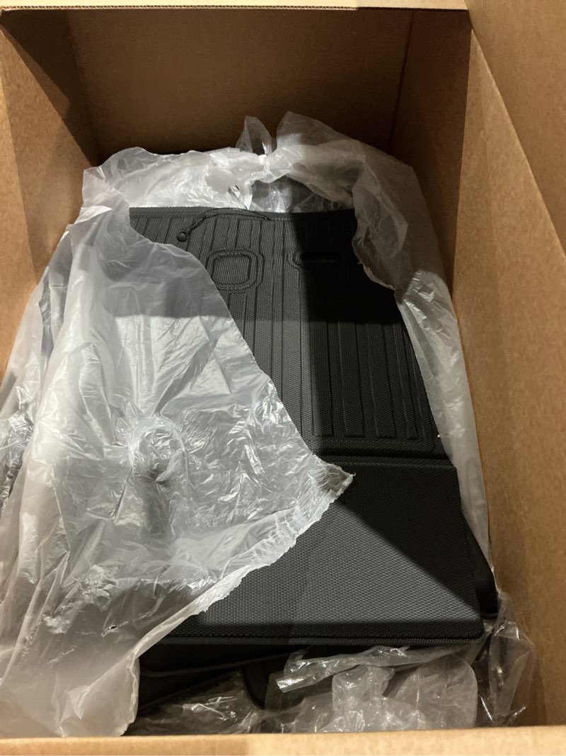 Condition photo showing Good Condition for floor mats & cargo liner for 2021-2025 2026 kia sorento 6&7 seats (not for hybrid), full set all weather protection 1st,2nd,3rd row car liners,backrest mat & trunk mat,black