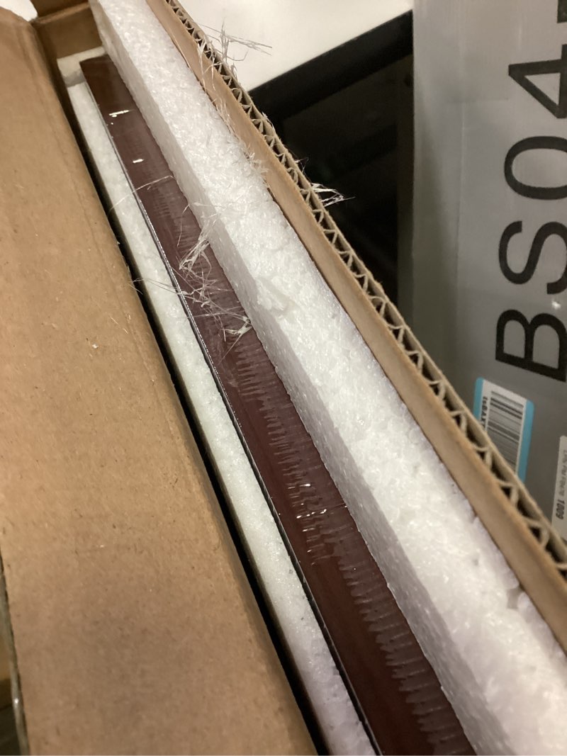 Condition photo showing New/Like New for A1 Picture Frame (23.4 x 33.1 inches), Solid Wood Brown Wood Poster Frame-Horizontal and Vertical Wall Hanging for Home, Exhibition, Caffe(Brown) A1(23.4 x 33.1 inches) Brown