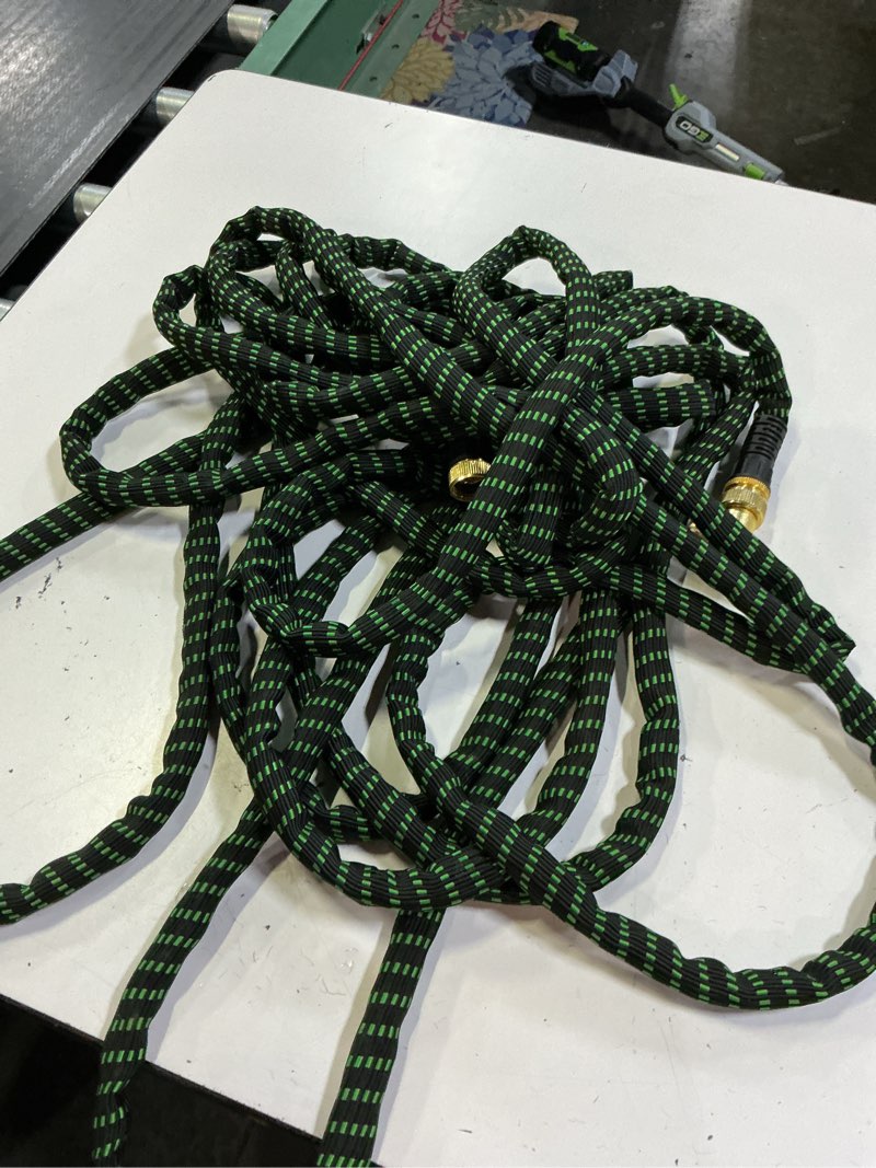 Condition photo showing As Is for flex-able hose flex-able xtreme hose 100ft - kink free, expandable, heavy duty, green
