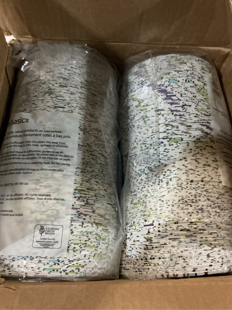 Condition photo showing Good Condition for amazon basics ultra paper plates, 6.87 inch, disposable, 600 count (2 pack of 300), microwave-safe, soak proof, cut resistant 600 count (2 pack of 300) 300 count (pack of 2)