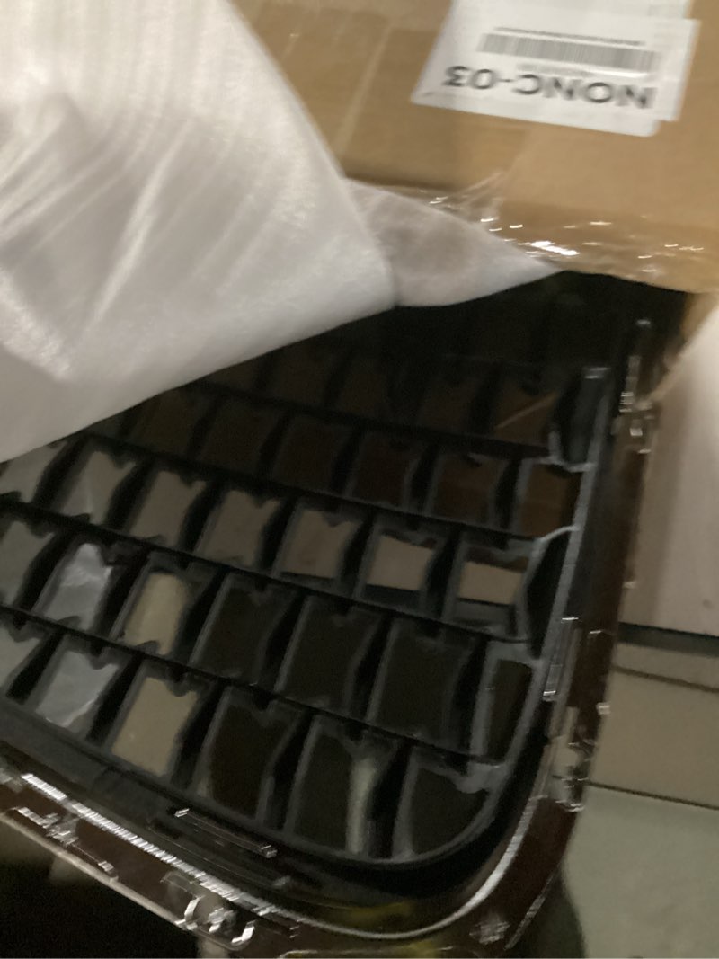 Condition photo showing Good Condition for Front Grille compatible with 2015-2023 Chrysler 300 Black With Chrome Sorround