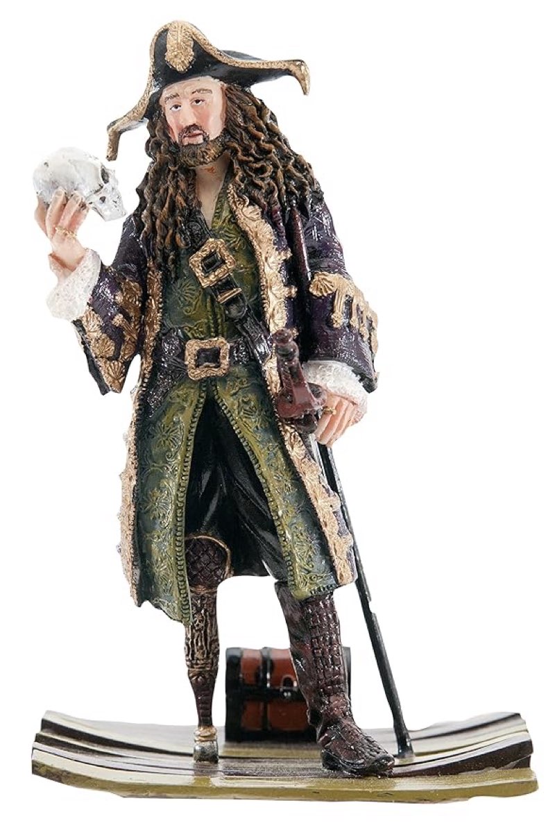 penn plax officially licensed disney aquarium ornaments from pirates of the caribbean (barbossa)