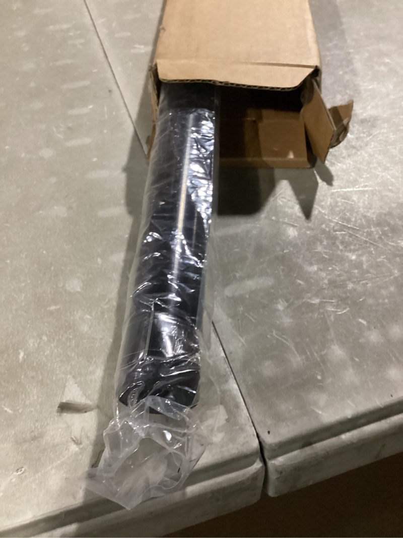 Condition photo showing Good Condition for BlastHome® Non-Adjustable Luxury Curtain Rods for Windows, 1 ¼” Rod Set, 3 1/2 foot Fixed Length, Tuxedo Black Single Rod Tuxedo Black 3 1/2 foot