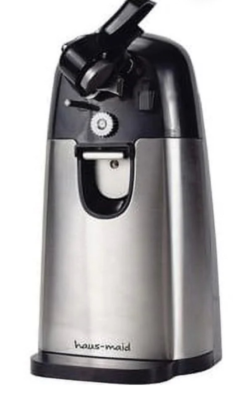 RDI Electric Can Opener - Built-in Magnet, Durable - Black