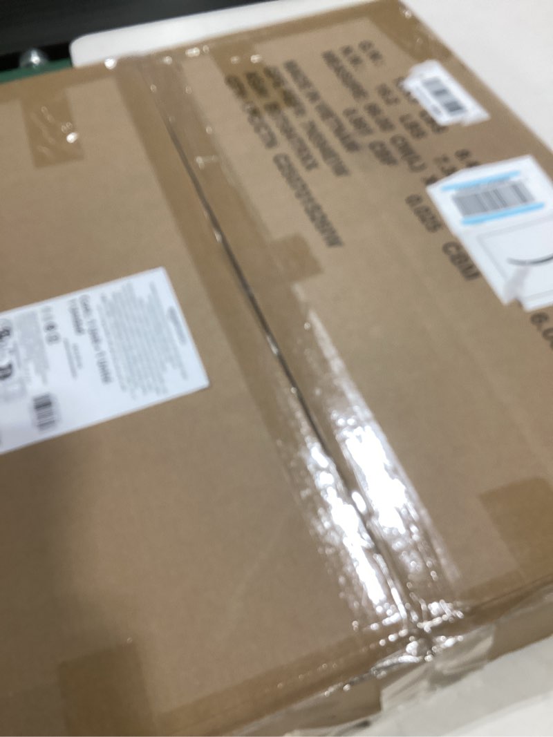 Condition photo showing New/Like New for Amazon Basics Foldable Octagonal Metal Exercise Puppy / Dog Playpen - Indoor/Outdoor, Single Door, Extra Small (8 Panels, 24 x 24), Easy to assemble and store, 24" - Puppy, Black Single Door 24"H