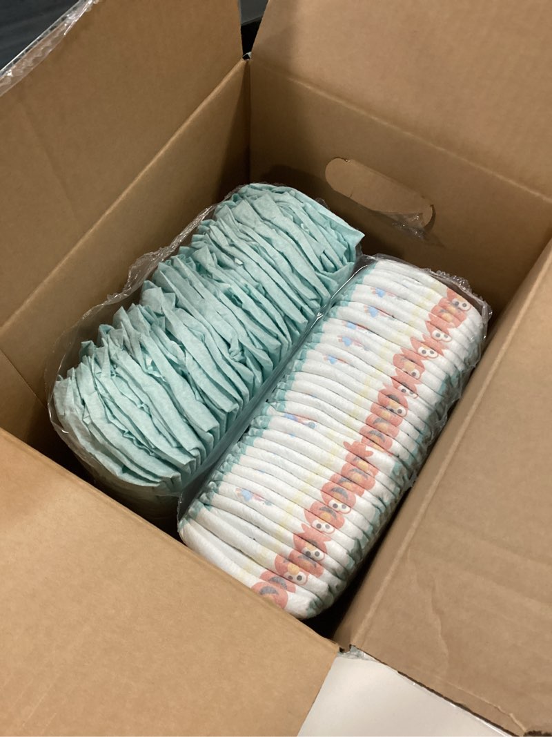Condition photo showing As Is for Pampers Swaddlers Diapers, Size 4 (15-34 lbs), 66 Count, Absorbent, Keeps Baby Dry and Comfortable, Skin Safe Disposable Baby Diaper (Packaging May Vary) Size 4 66