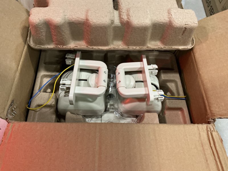 Condition photo showing Good Condition for spectsun 1 pack red exit sign with emergency lights, led emergency exit light with battery backup, ul listed, ac 120/277v, commercial emergency exit lights combo for business/home. 1 pack-n
