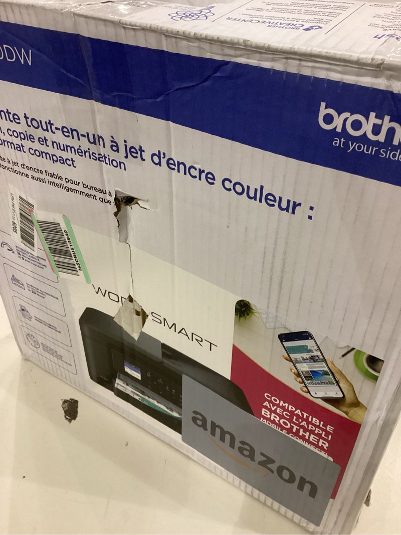 Condition photo showing Good Condition for Brother Work Smart 1360 Wireless Color Inkjet All-in-One Printer with Automatic Duplex Printing and 1.8” Color Display | Includes Refresh Subscription Trial(1) (MFC-J1360DW) (Uses LC501 Series Inks) Current Model: MFCJ1360DW New