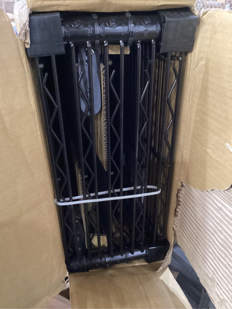 Condition photo showing New/Like New for seville classics ultradurable heavy duty nsf solid steel wire rack storage unit, organizer for garage, warehouse, office, restaurant, classroom, kitchen, black, 5-tier shelving, 36" w x 18" d black 5-tier shelving, 36" w x 18" d