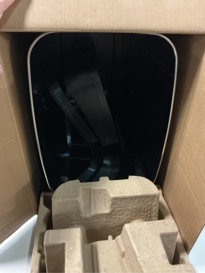 Condition photo showing Good Condition for Ninestars Automatic Touchless Infrared Motion Sensor Trash Can, 13 Gal 50L, Stainless Steel Base (Rectangular, Black Lid), Black Trim