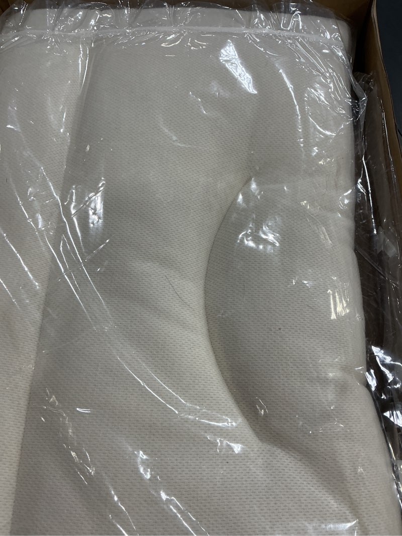 Condition photo showing As Is for organic buckwheat pillow - japanese style sobakawa (28" x 17") - extra firm neck support for back/side sleepers - breathable & cooling - 100% mountain grown hulls - standard size