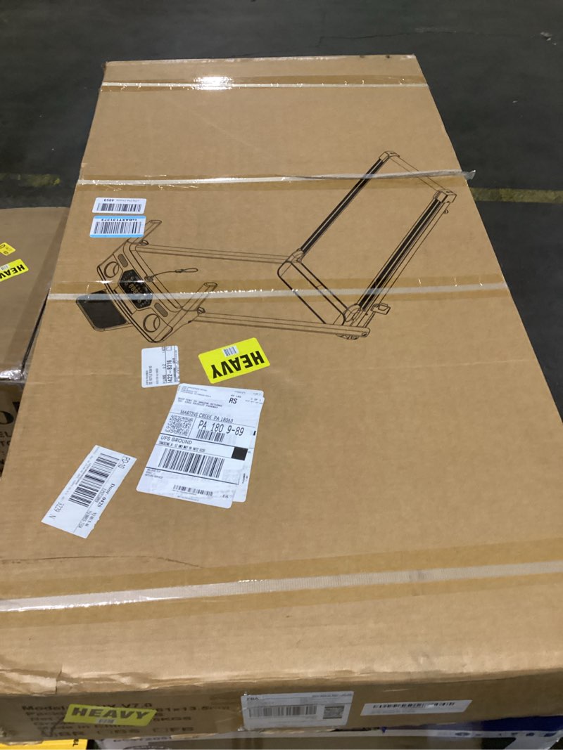 Condition photo showing New/Like New for Treadmill with 8% Incline, Walking Pad Treadmill with Handle Bar, Portable Folding Treadmills for Running and Walking, 3.0HP Brushless Motorized, 5 Layers Shock-Absorbing