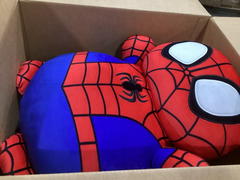 Condition photo showing Good Condition for squishmallows original marvel spidey and his amazing friends 26in spidey hugmees – ultrasoft official jazwares plush (jumbo)