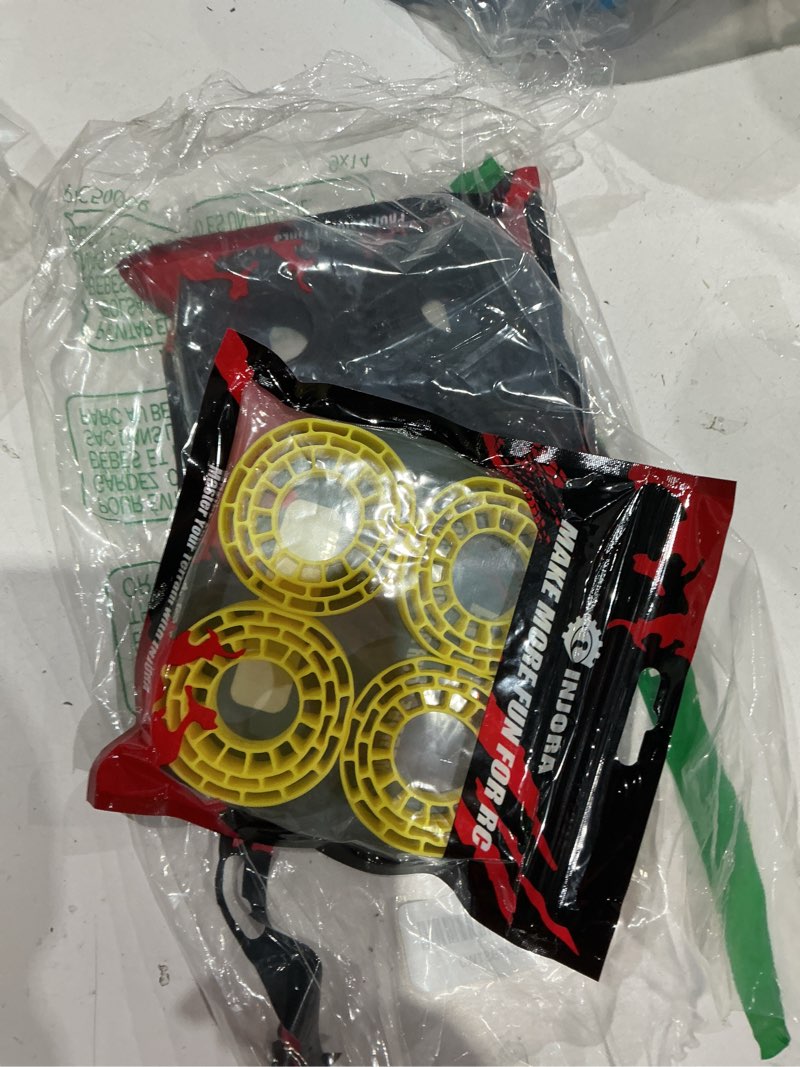 Condition photo showing Good Condition for injora 1.0 silicone rubber inserts and s5 rock terrain crawler tires for trx4m scx24 1/18 1/24 rc crawler car upgrade with sillicon insert