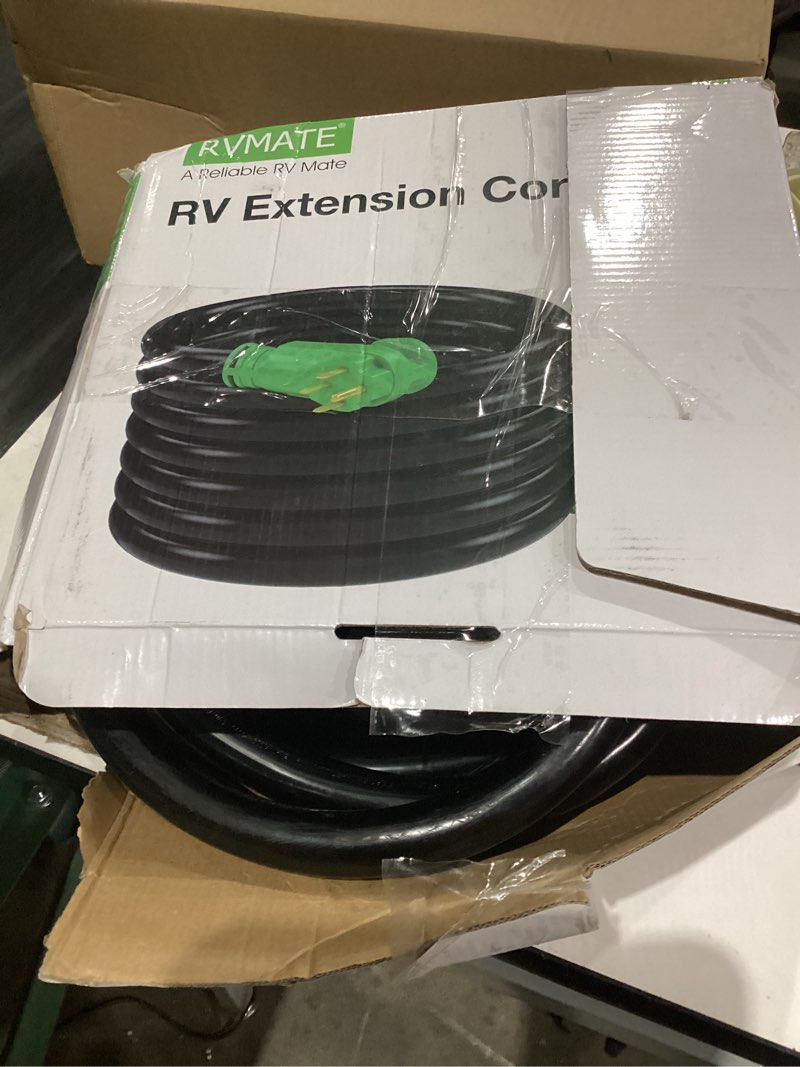 Condition photo showing Good Condition for RVMATE 50 Amp 25 Feet RV/EV Extension Cord, Easy Plug in Handle, 14-50P to 14-50R with LED Indicator, ETL Listed, Come w/Storage Bag and Plastic Strap 25FT 50A STANDARD