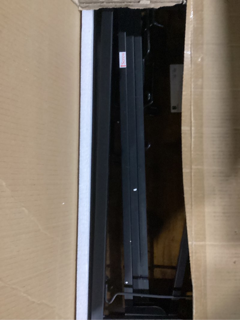 Condition photo showing Good Condition for Simple Houseware 3-Section Laundry Sorter with Tabletop Shelf, 3 Pull-Out 10-Gallon Hampers, Metal Frame Laundry Organizer for Bedroom, Bathroom, Rustic Brown