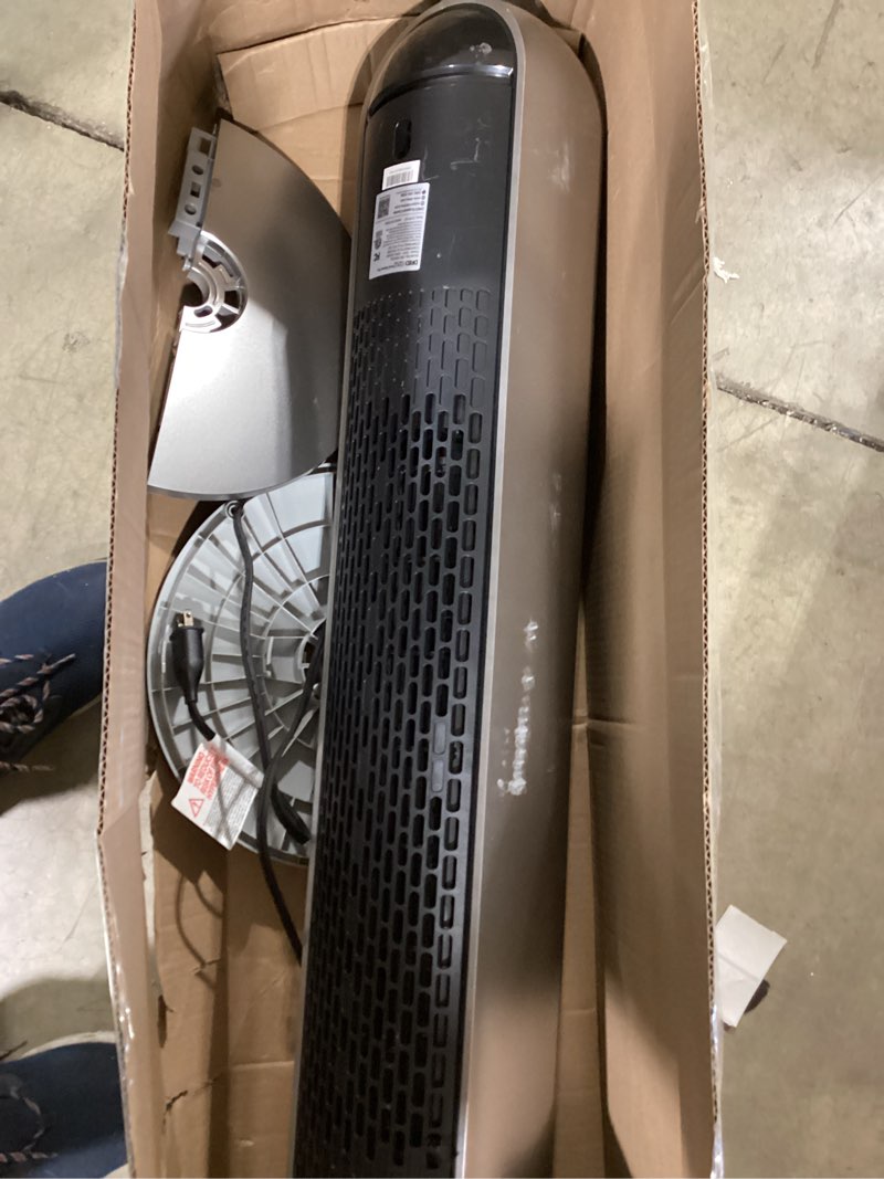 Condition photo showing Good Condition for dreo tower fan and heater combo, 29.2ft/s standing fans for bedroom, 17 levels, 6 modes, 120° oscillation, 42 inch, 12h timer, 25db quiet, with remote, for office, large room, silver