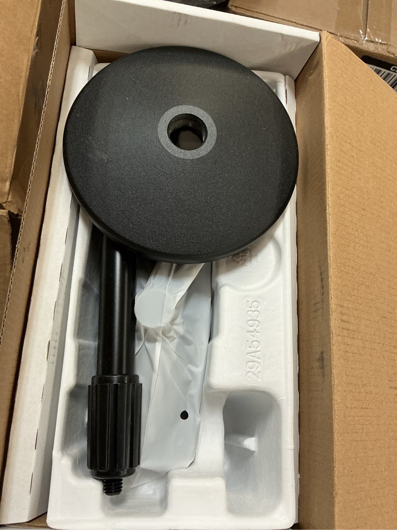 Condition photo showing As Is for shure mv7+ hybrid usb/xlr podcast microphone with boom stand – professional recording set with dsp, led control, & built-in headphone jack