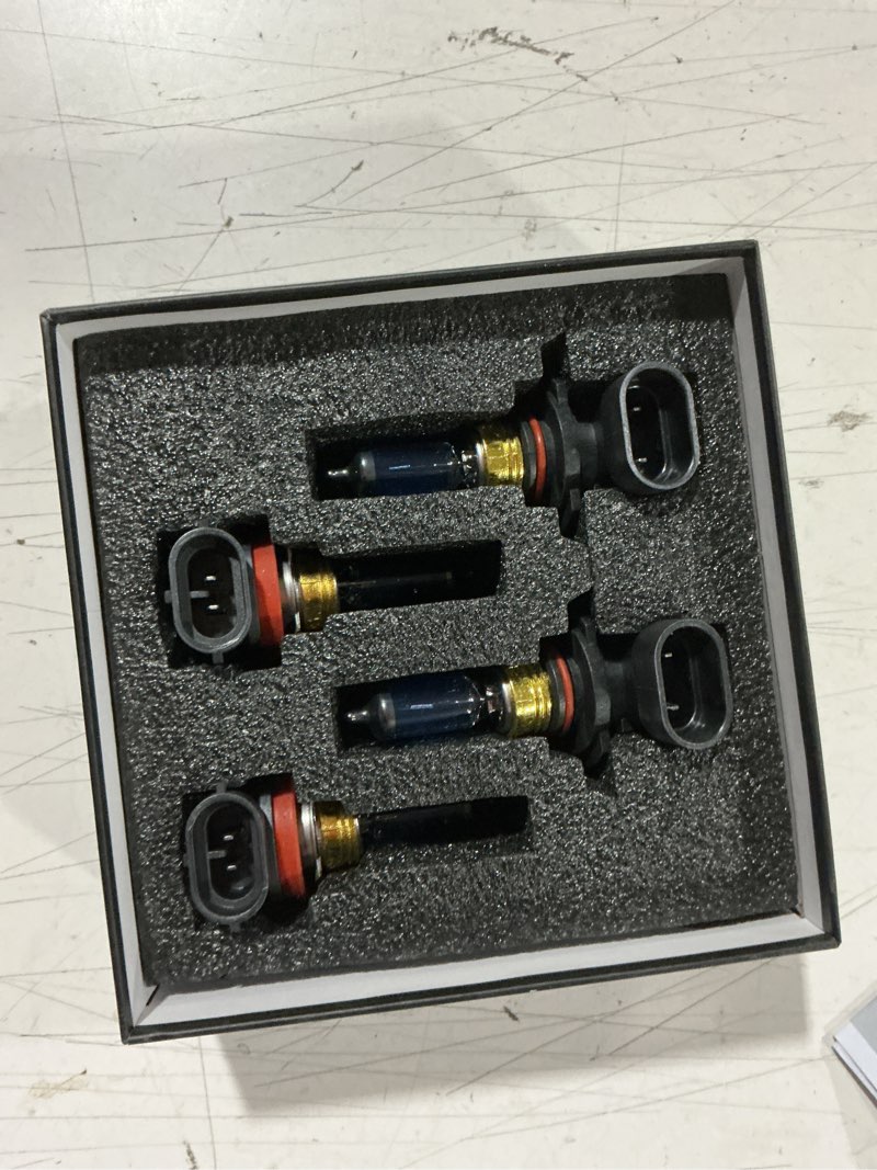 Condition photo showing Good Condition for xflhehd fits for 2013-2023 chevy colorado halogen headlight bulbs combo, ultra bright 5000k white high low beam headlight bulbs, plug and play, 4 pack