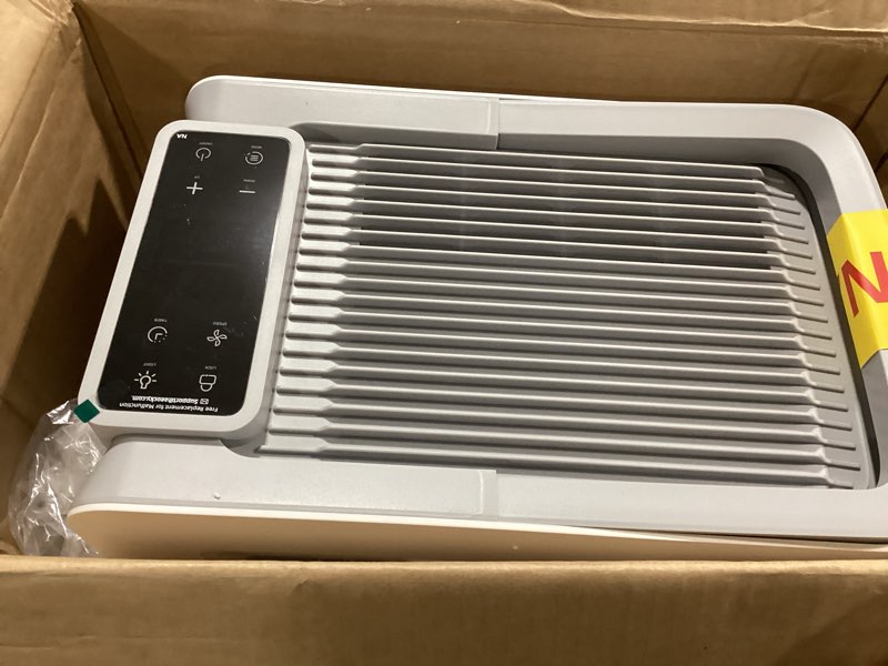 Condition photo showing Good Condition for 50 pint/day compressor dehumidifier, aeocky 3500sq.ft for basement, home, bedroom, bathroom, with drain hose, intelligent humidistat, quiet ivory