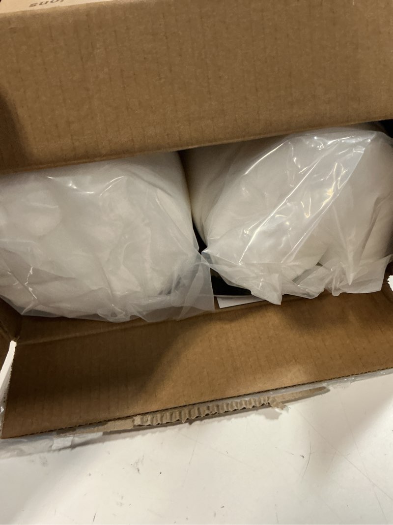 Condition photo showing New/Like New for outdoor chair cushions, water-resistant & fade-resistant, patio furniture seat replacement chair pads with ties zipper, removable cover, non-slip bottom, set of 6, 18.5 x 16 inch, navy blue navy blue 18.5" x 16" 6 pack