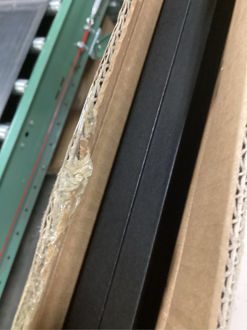 Condition photo showing Good Condition for PEALSN 16x20 Picture Frame Set of 2, Display Pictures 11 x 14 with Mat or 16 x 20 Without Mat for Wall Mounting Display, Poster Frames, Black. Black 16 x 20