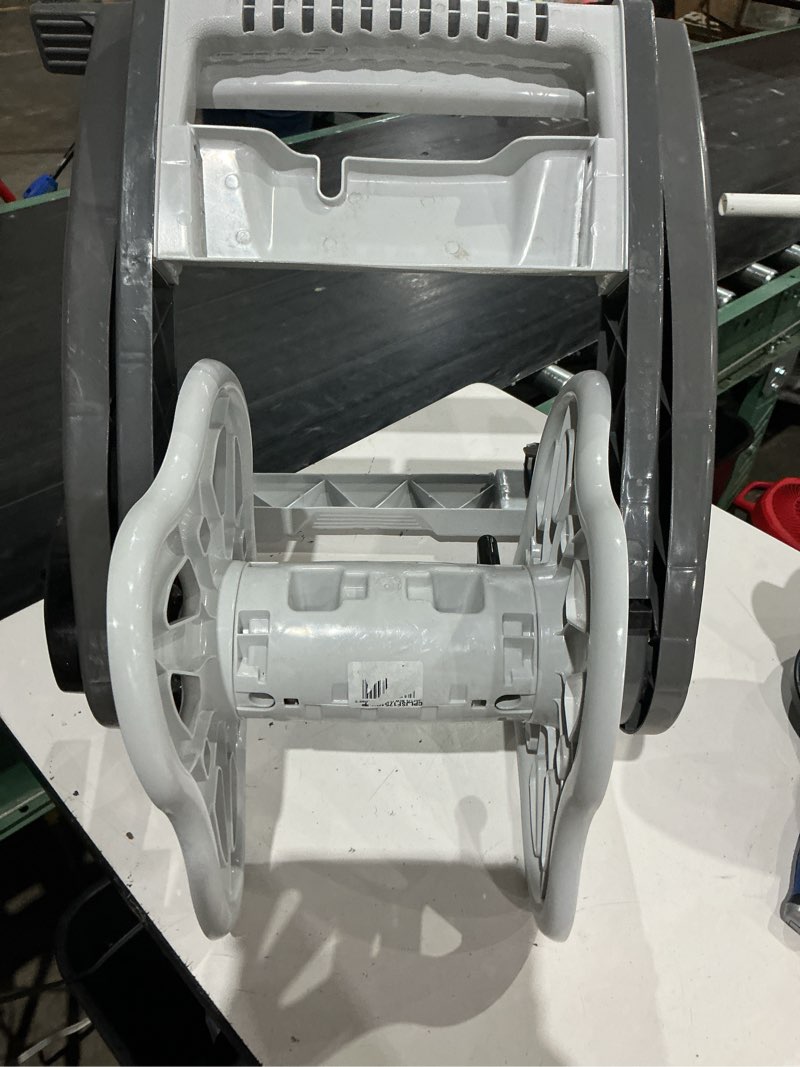 Condition photo showing As Is for suncast hosemobile plastic 175-ft cart hose reel
