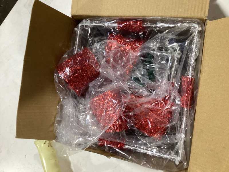 Condition photo showing New/Like New for ATDAWN Set of 3 Lighted Gift Boxes Christmas Decorations, Clear Acrylic Present Boxes, Christmas Home Gift Box Decorations