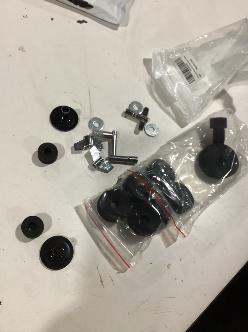 Condition photo showing Good Condition for CYMBAL REPLACEMENT ACCESSORIES FELTS SLEEVES WING NUTS WASHERS FOR HI HAT DRUM SET PERFORMANCE TOOLS (Black)