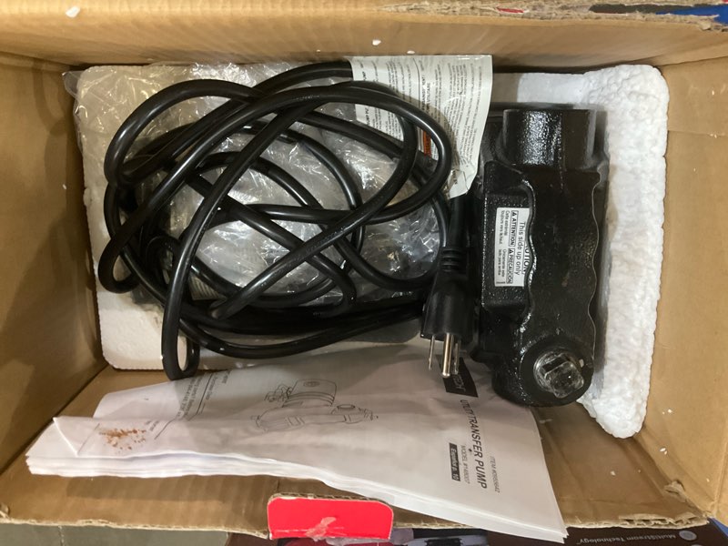 Condition photo showing As Is for utilitech 1/2-hp 25-gpm cast iron electric utility pump