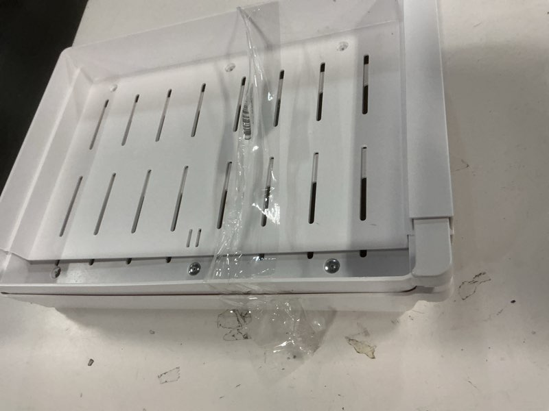 Condition photo showing As Is for 4 Pack Pull Out Cabinet Organizers Expandable (11.6''-17.5''), Plastic Slide Out Drawers for Kitchen