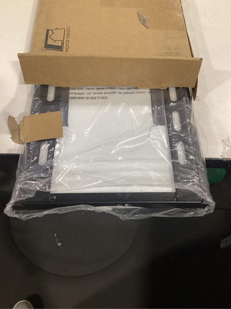 Condition photo showing As Is for (INCOMP lit) HOME VISION Heavy Duty Tilt TV Wall Mount Bracket for 48-120 Inch Flat/Curved TVs, 200Lbs Capacity, Fits 16/18/24 Inch Studs, Max VESA 800x600mm for LED OLED LCD
