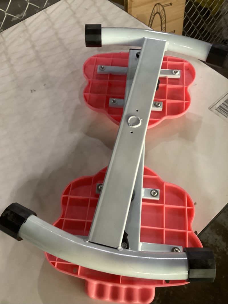 Condition photo showing Good Condition for pink waist twisting exercise machine, designed to target the core, obliques, and hips through low-impact twisting motions